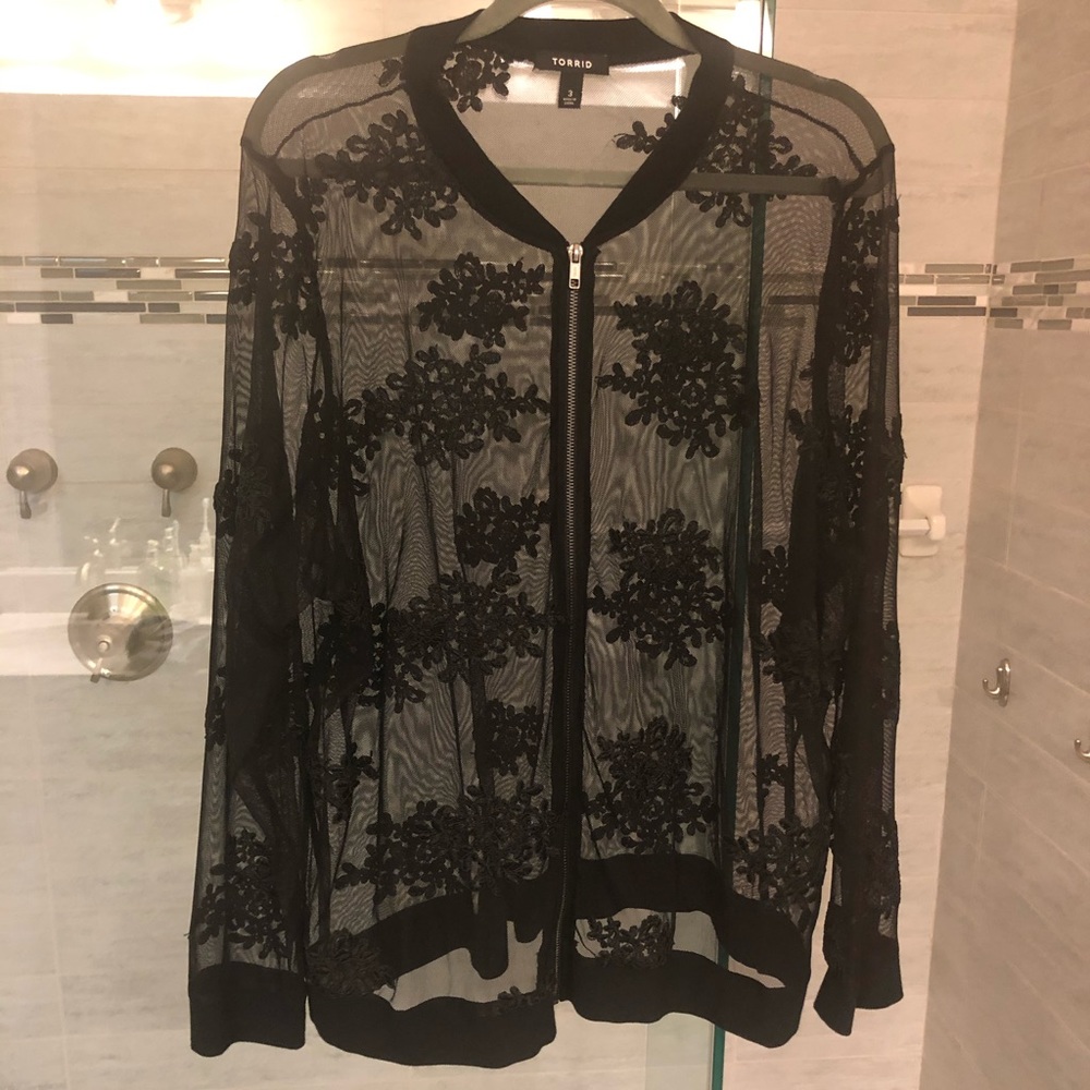 Torrid brand new sheer jacket. 3x